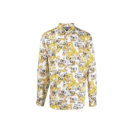 VERSACE JEANS COUTURE SIGNATURE-BAROCCO-PRINT SHIRT