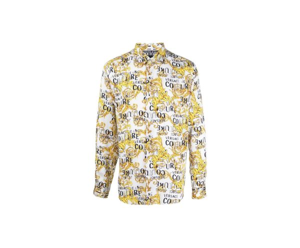 VERSACE JEANS COUTURE SIGNATURE-BAROCCO-PRINT SHIRT
