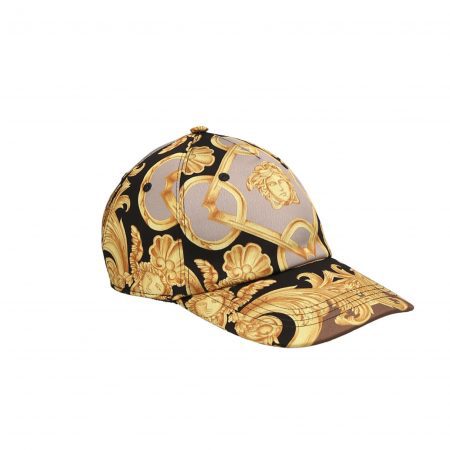 VERSACE BAROCCO-PRINT BASEBALL CAP