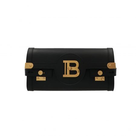 BALMAIN B-BUZZ 23 CHAIN LINKED CLUTCH BAG