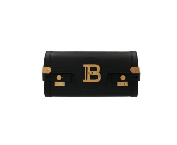 BALMAIN B-BUZZ 23 CHAIN LINKED CLUTCH BAG