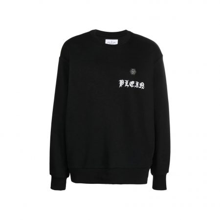 PHILIPP PLEIN LOGO-PRINT SWEATSHIRT