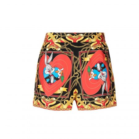 MOSCHINO X LOONEY TUNES CARTOON-PRINT MINI SHORTS