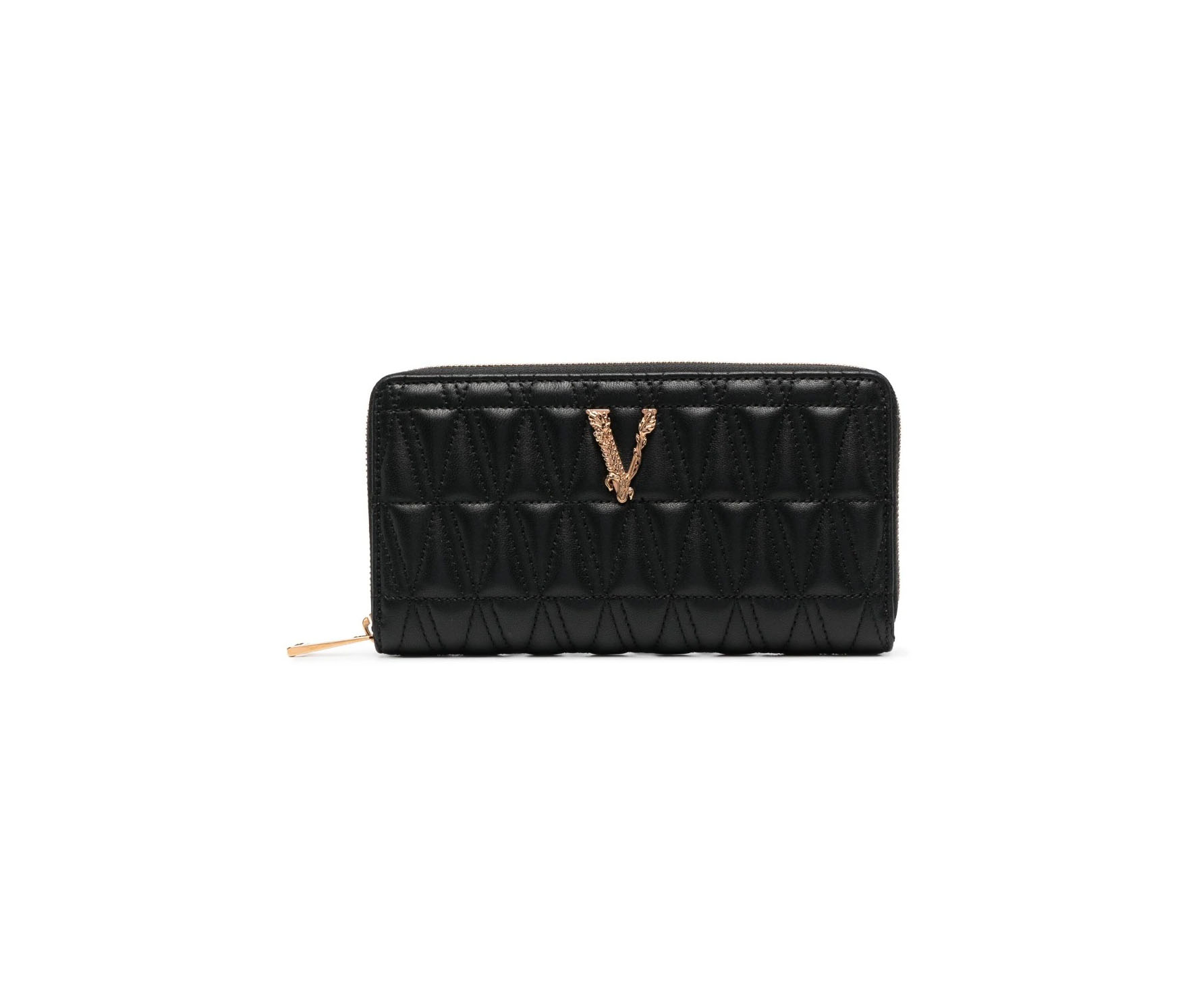 Versace Black Smooth Leather Gold Medusa Head Chain Logo Bifold Organizer  Wallet  Men Accessories Wallets  Fruugo IN