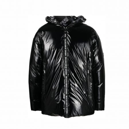 VERSACE JEANS COUTURE HIGH-SHINE PADDED JACKET