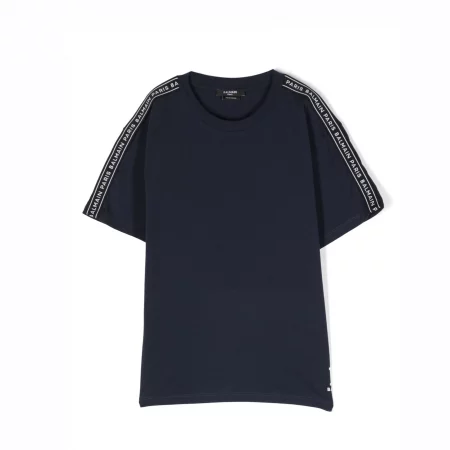  BALMAIN KIDS LOGO-PRINT COTTON T-SHIRT