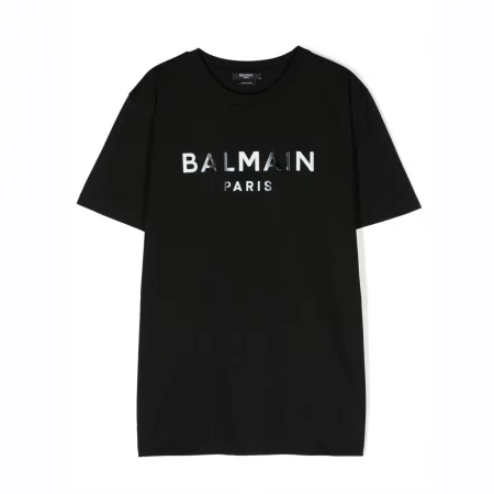 BALMAIN KIDS LOGO-RAISED COTTON T-SHIRT