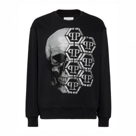 PHILIPP PLEIN GRAPHIC-PRINT PULLOVER SWEATSHIRT