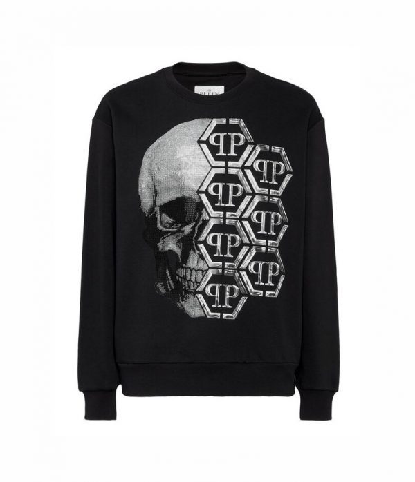 PHILIPP PLEIN GRAPHIC-PRINT PULLOVER SWEATSHIRT