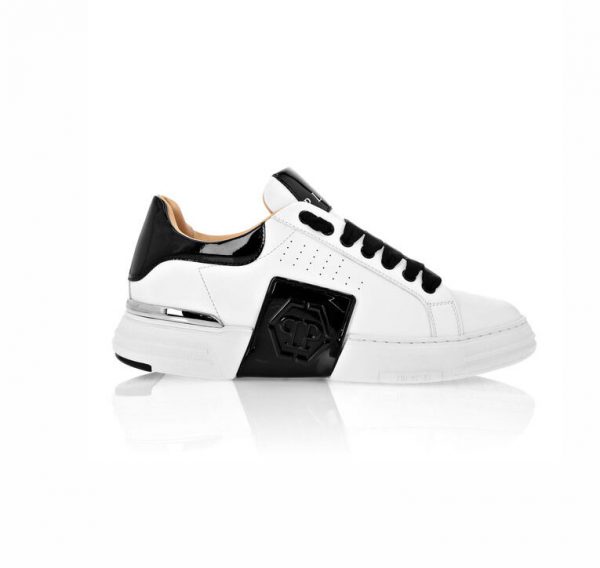 PHILIPP PLEIN LO-TOP HEXAGON SNEAKERS