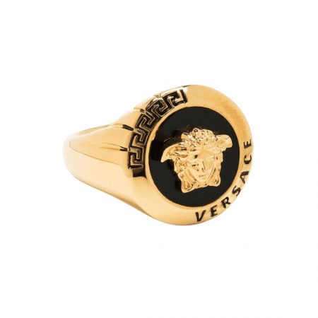 VERSACE MEDUSA-PLAQUE RING