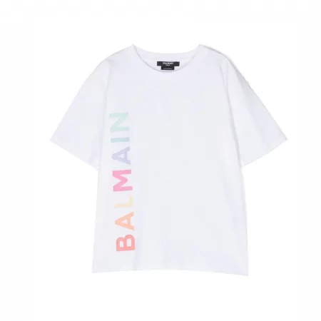 BALMAIN KIDS LOGO-PRINT SHORT-SLEEVE T-SHIRT