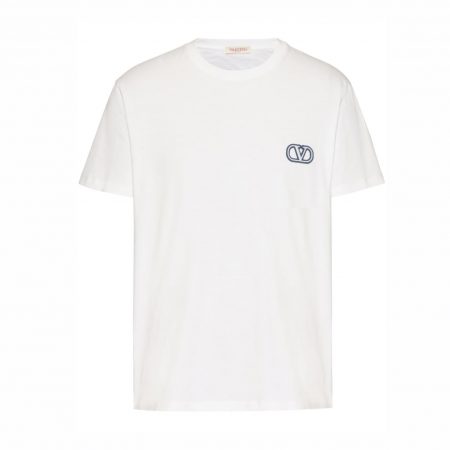 VALENTINO GARAVANI VLOGO SIGNATURE-EMBROIDERED LOGO T-SHIRT