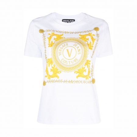 VERSACE JEANS COUTURE LOGO COUTURE PRINT T-SHIRT