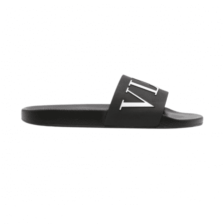 VALENTINO GARAVANI VLTN LOGO-EMBOSSED SLIDES