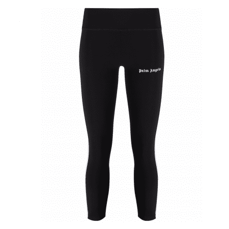 PALM ANGELS LOGO-PRINT HIGH-RISE LEGGINGS