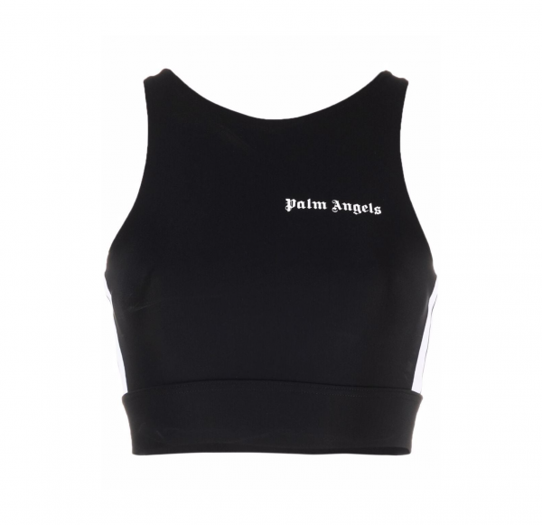 PALM ANGELS SIDE-STRIPE CROPPED TOP(1)