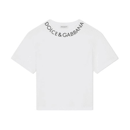 DOLCE & GABBANA KIDS LOGO-PRINT SHORT-SLEEVE T-SHIRT