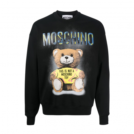 MOSCHINO TEDDY BEAR MOTIF SWEATSHIRT(1)