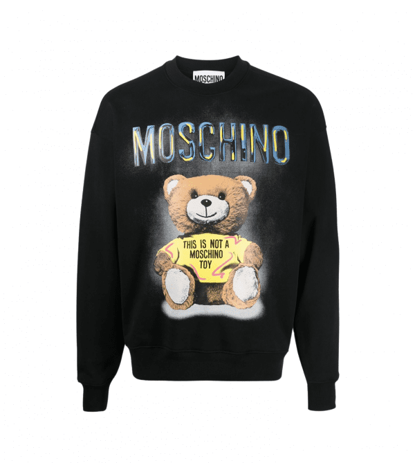 MOSCHINO TEDDY BEAR MOTIF SWEATSHIRT(1)