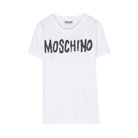 MOSCHINO KIDS LOGO-PRINT COTTON T-SHIRT(1)