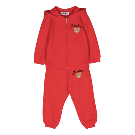 MOSCHINO KIDS TEDDY BEAR-PRINT TRACKSUIT SET