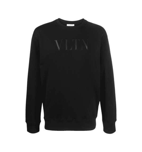 VALENTINO GARAVANI VLTN LOGO-PRINT COTTON SWEATSHIRT(1)