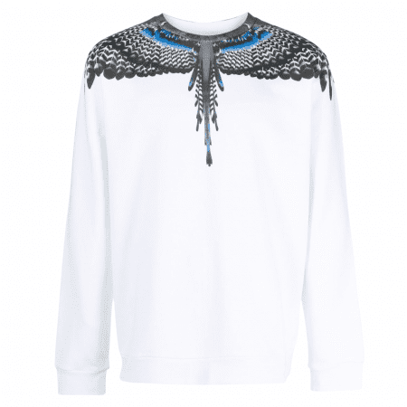 MARCELO BURLON COUNTY OF MILAN GRIZZLY WINGS ORGANIC COTTON SWEATSHIRT(1)