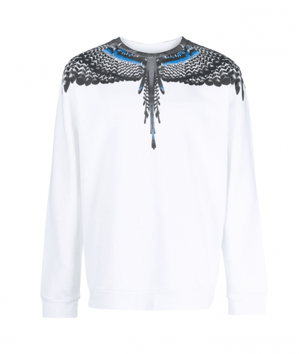 MARCELO BURLON COUNTY OF MILAN GRIZZLY WINGS ORGANIC COTTON SWEATSHIRT(1)