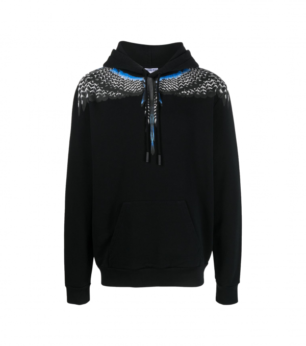 MARCELO BURLON COUNTY OF MILAN GRIZZLY WINGS-PRINT HOODIE