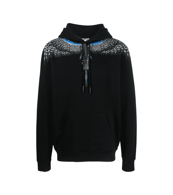 MARCELO BURLON COUNTY OF MILAN GRIZZLY WINGS-PRINT HOODIE