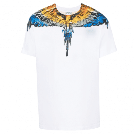 MARCELO BURLON COUNTY OF MILAN LUNAR WINGS COTTON T-SHIRT