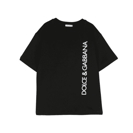 DOLCE & GABBANA KIDS LOGO-PRINT COTTON T-SHIRT