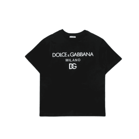 DOLCE & GABBANA KIDS LOGO-PRINT CREW-NECK T-SHIRT