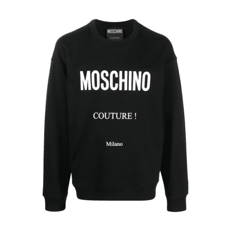 MOSCHINO LOGO-PRINT JUMPER