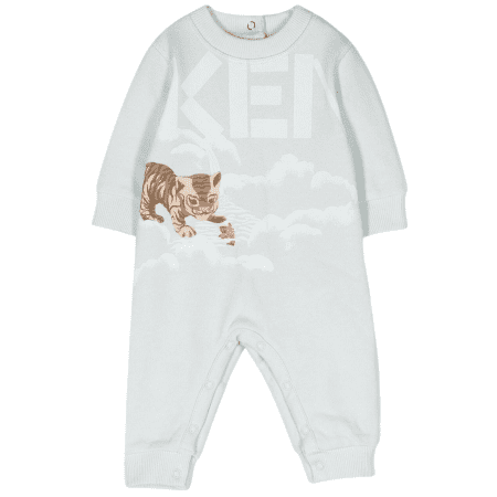 KENZO KIDS ANIMAL-PRINT ALL IN ONE PAJAMAS(2)