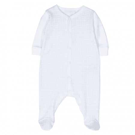 GIVENCHY KIDS 4G-LOGO LONG-SLEEVE PAJAMAS(2)