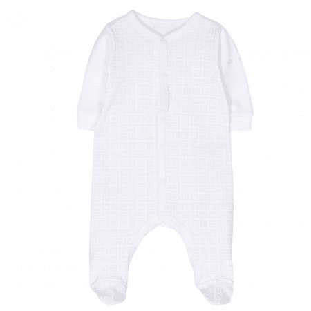 GIVENCHY KIDS 4G-LOGO LONG-SLEEVE PAJAMAS(1)