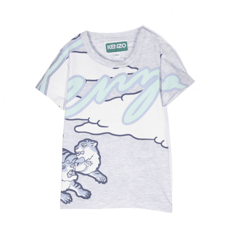 KENZO KIDS GRAPHIC-PRINT SHORT-SLEEVE T-SHIRT