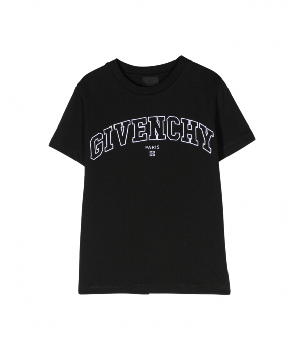 GIVENCHY KIDS LOGO-EMBROIDERED SHORT-SLEEVE T-SHIRT