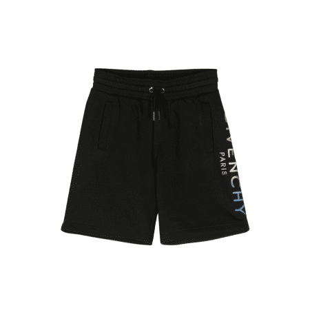 GIVENCHY KIDS GRADIENT-EFFECT LOGO-EMBROIDERED SHORTS