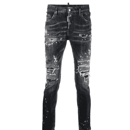 DSQUARED2 DISTRESSED-EFFECT SKINNY JEANS