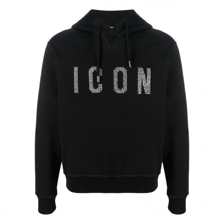 DSQUARED2 ICON STUDDED HOODIE