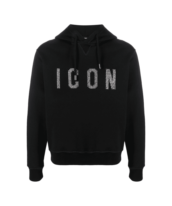 DSQUARED2 ICON STUDDED HOODIE