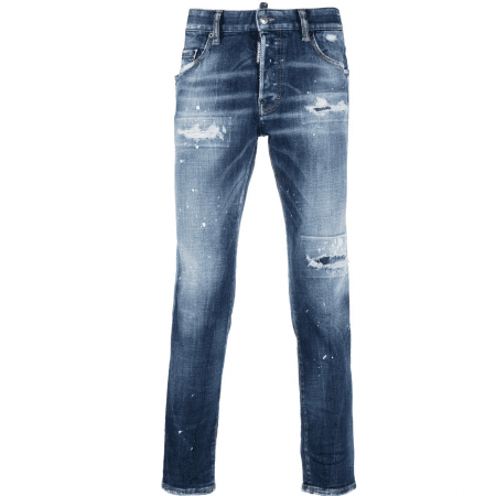 DSQUARED2 DISTRESSED SKINNY JEANS