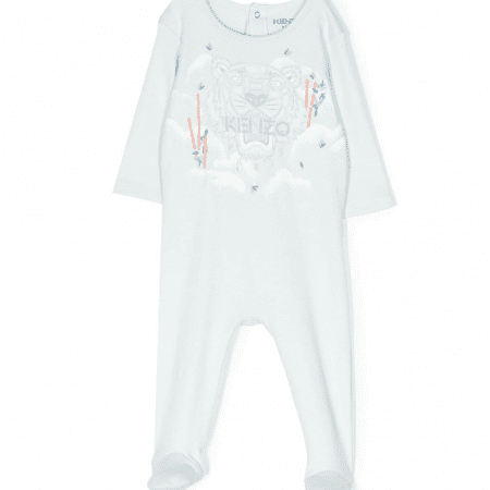 KENZO KIDS TIGER HEAD COTTON PAJAMAS