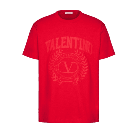 VALENTINO GARAVANI LOGO-PRINT COTTON T-SHIRT