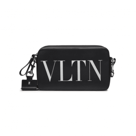 VALENTINO GARAVANI VLTN LEATHER SHOULDER BAG