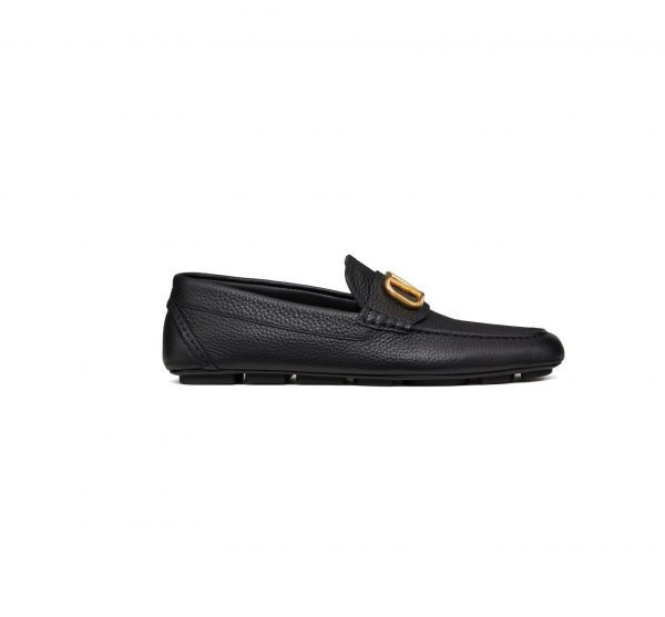 VALENTINO GARAVANI VLOGO SIGNATURE LEATHER LOAFERS