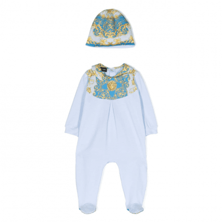 VERSACE KIDS BAROCCO-PRINT COTTON BODY (SET OF TWO)